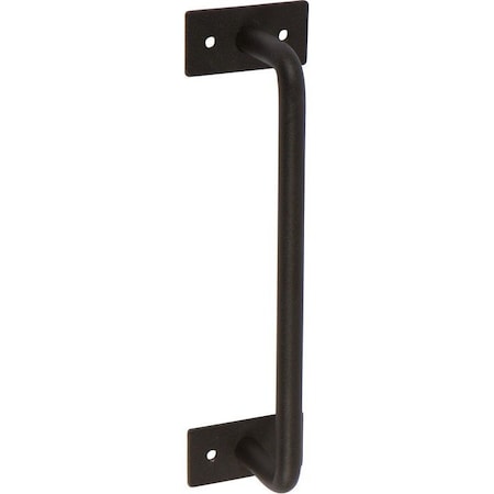 Delaney Hardware 7-3/4 in. Black Barn Door Hardware 036 Round Pull Handle BD0364